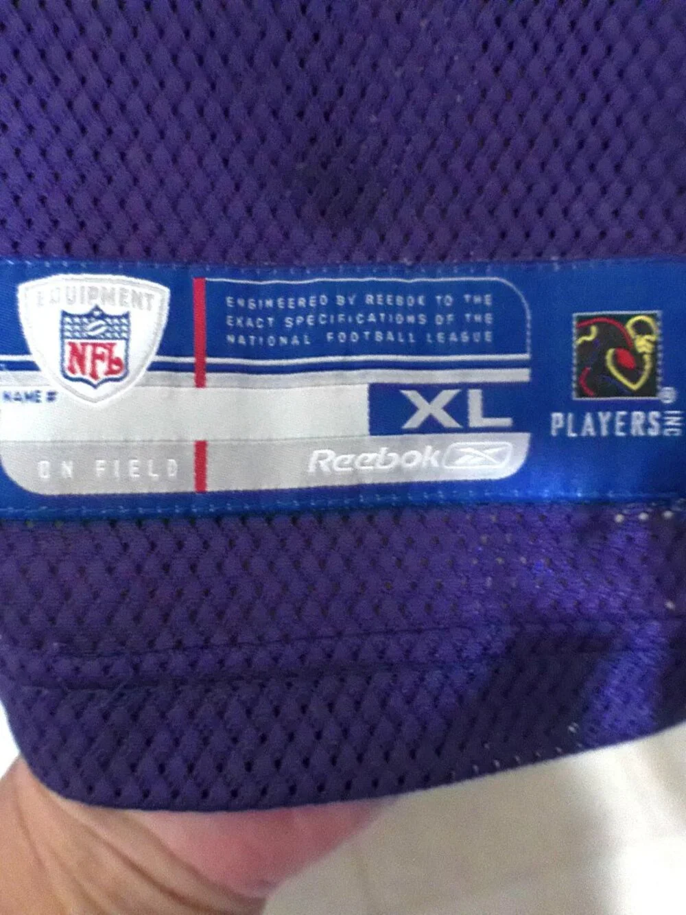 Reebok NFL Y2K Baltimore Ravens Todd Heap #86 Jersey Men's XL Purple On Field - Picture 4 of 8